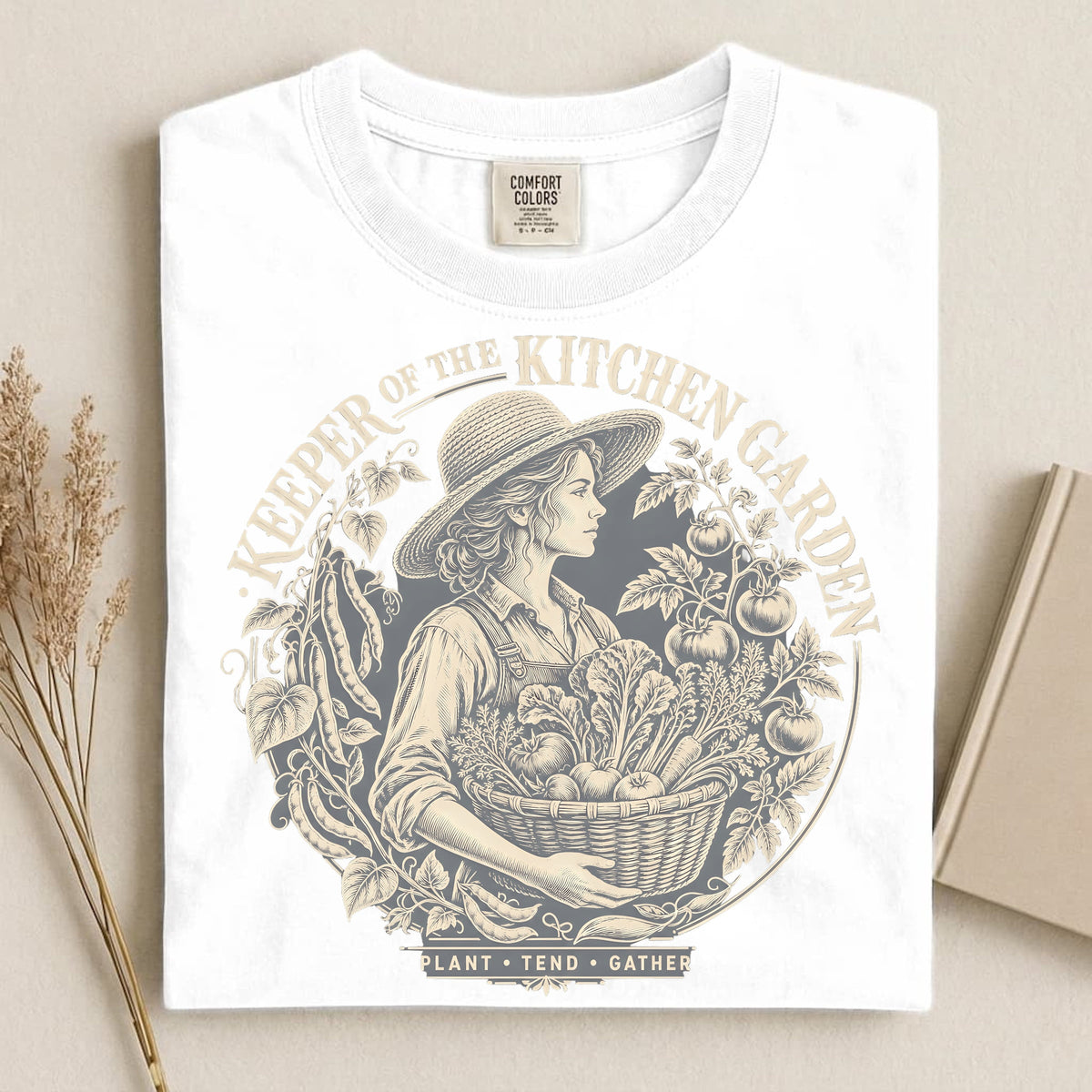 Keeper of the Kitchen Garden Comfort Colors 1717 tee shirt