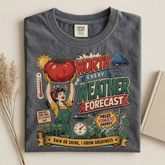 Worth Every Weather Forecast Comfort Colors 1717 tee shirt