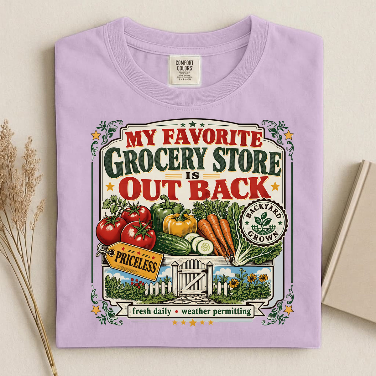 My Favorite Grocery Store Comfort Colors 1717 tee shirt