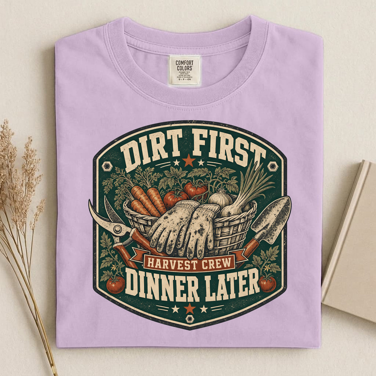 Dirt First Comfort Colors 1717 tee shirt