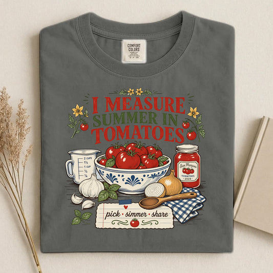 I Measure Summer in Tomatoes T Shirt