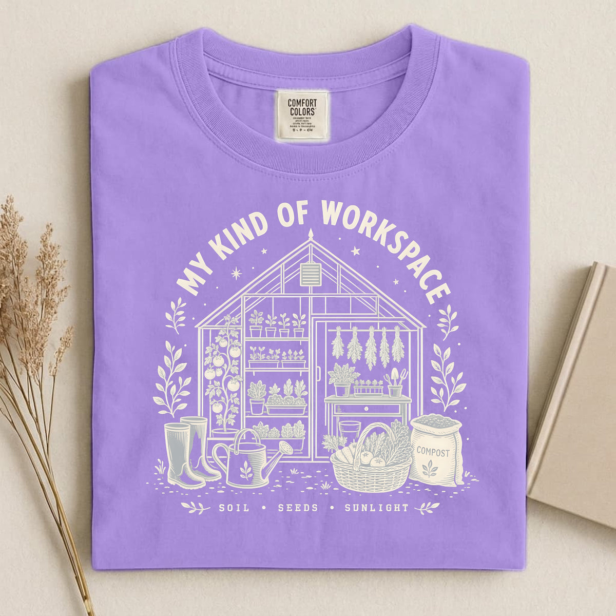 My Kind of Workspace Comfort Colors 1717 tee shirt
