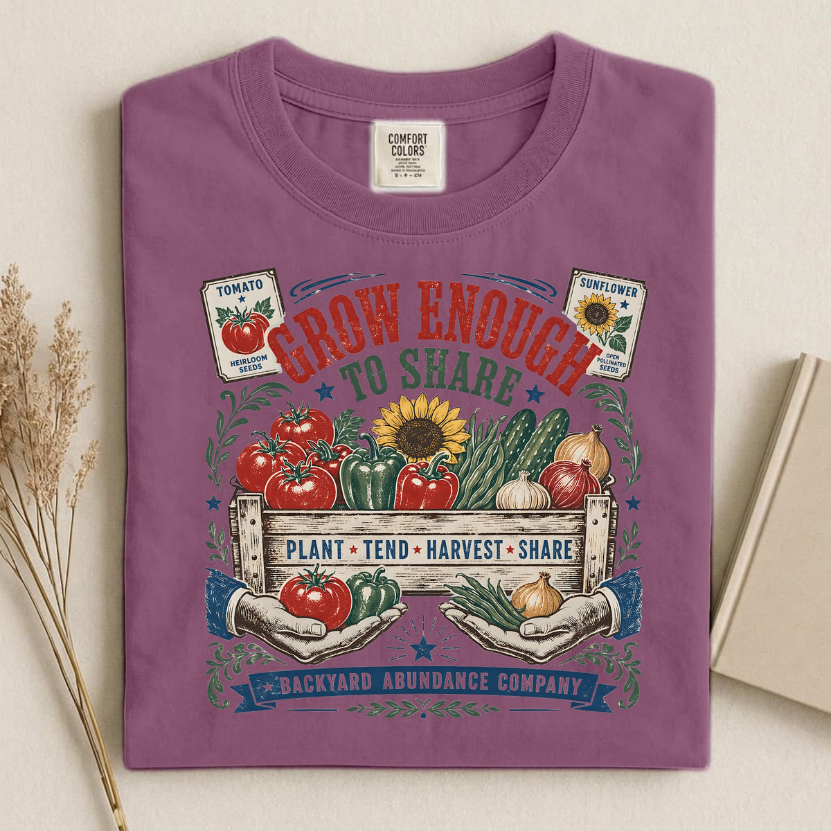 Grow Enough to Share Comfort Colors 1717 tee shirt
