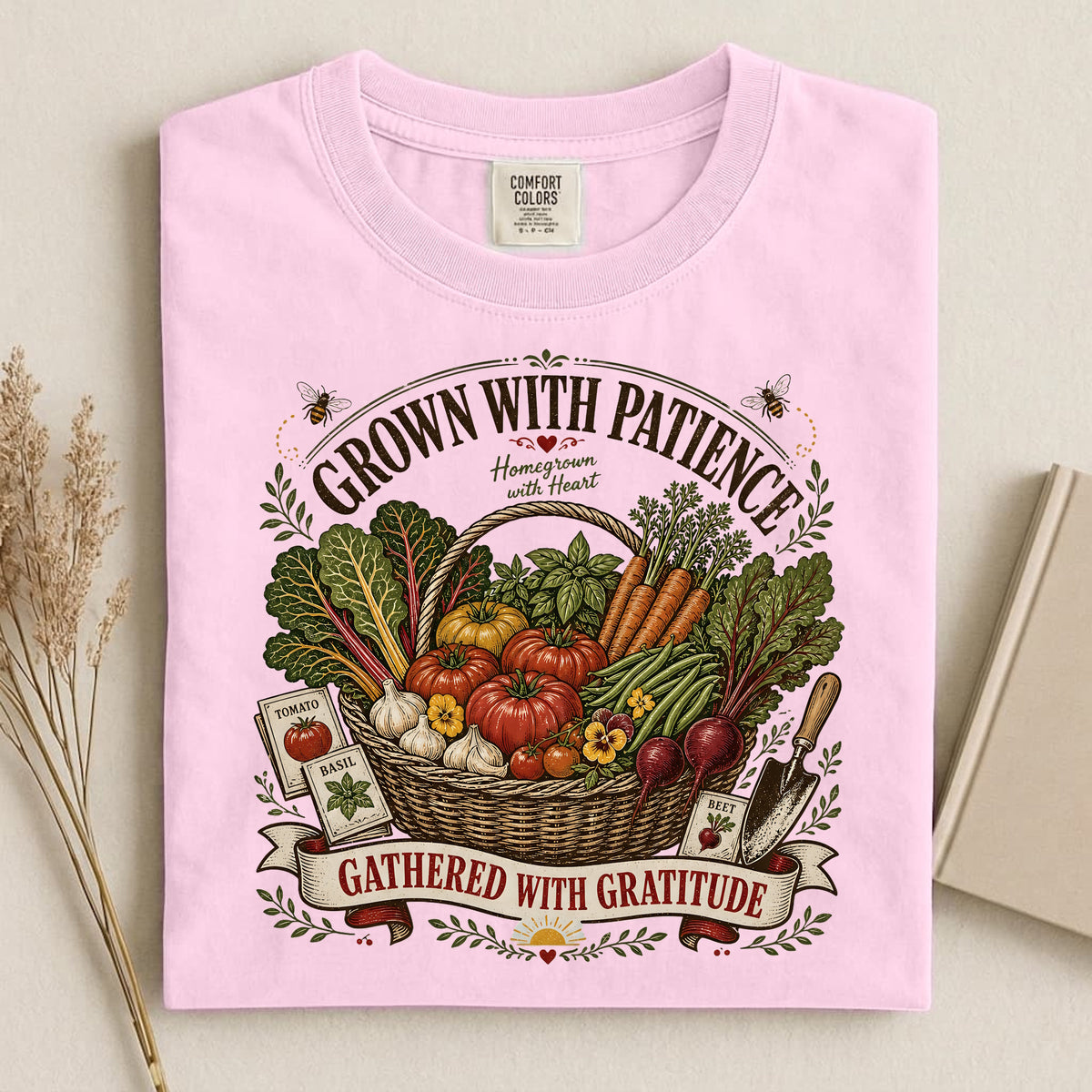 Grown With Patience Comfort Colors 1717 tee shirt