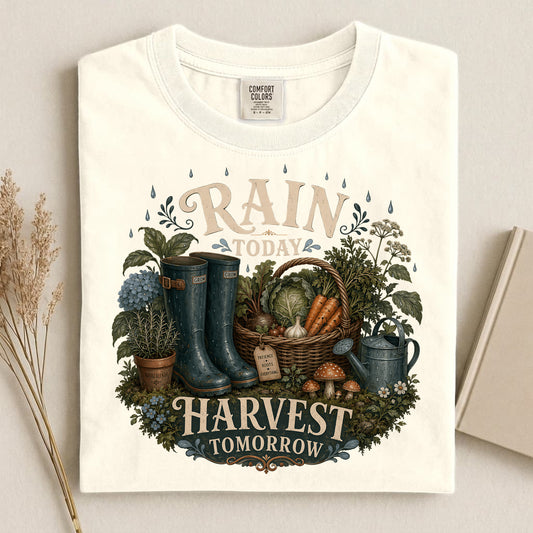 Rain Today, Harvest Tomorrow Comfort Colors 1717 tee shirt