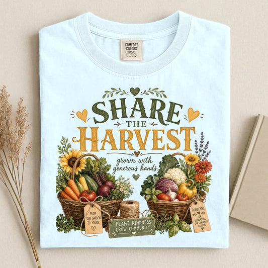 Share The Harvest Comfort Colors 1717 tee shirt