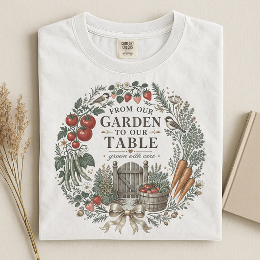 From Our Garden To Our Table T Shirt
