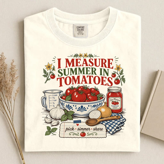 I Measure Summer in Tomatoes T Shirt
