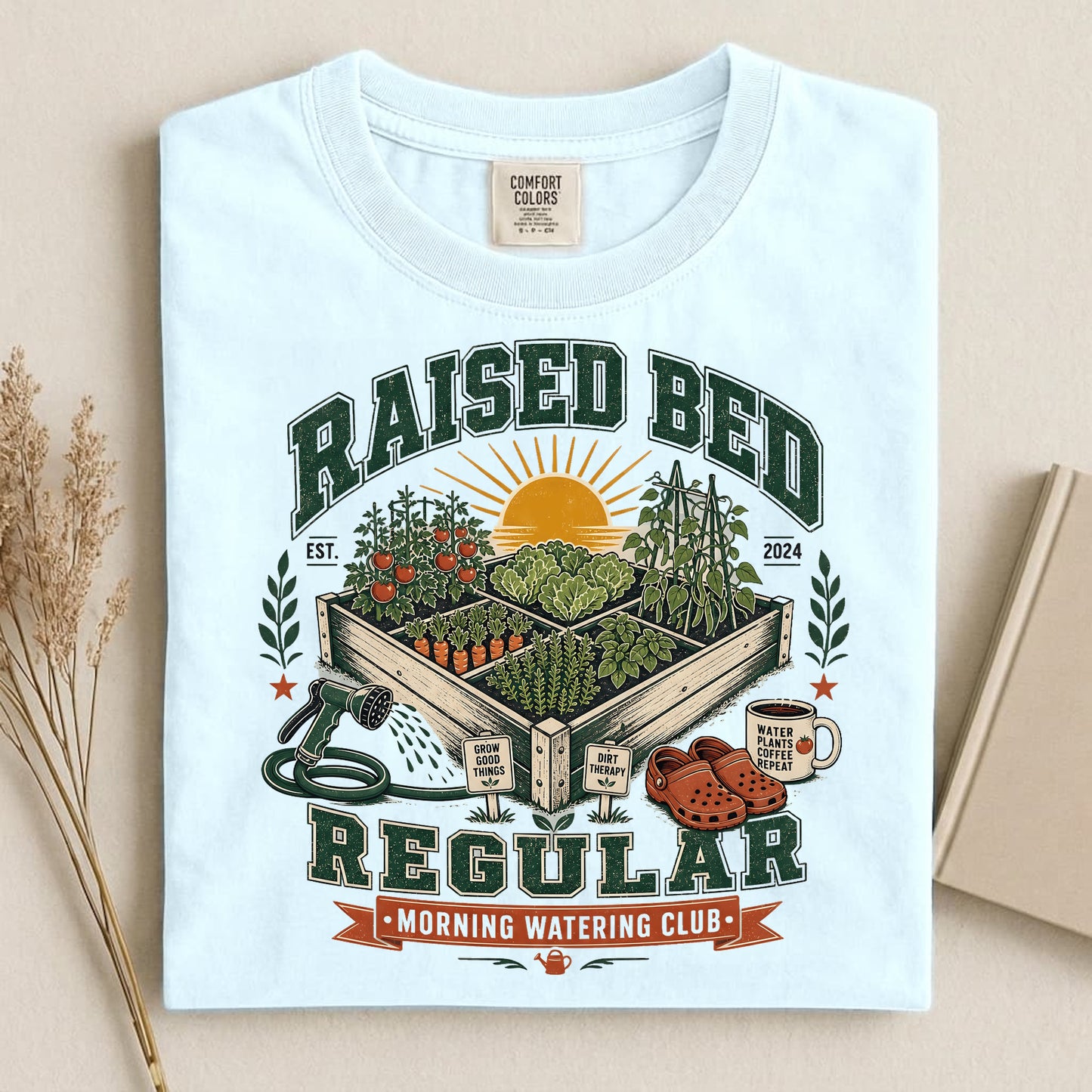 Raised Bed Morning Club T Shirt