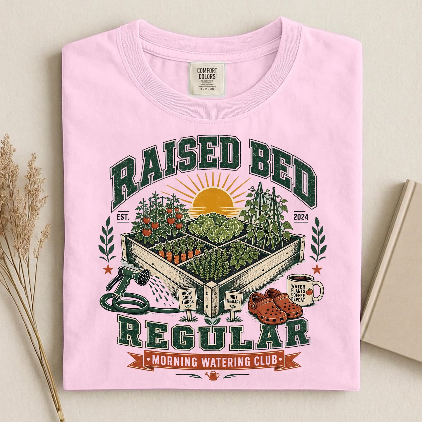 Raised Bed Morning Club T Shirt