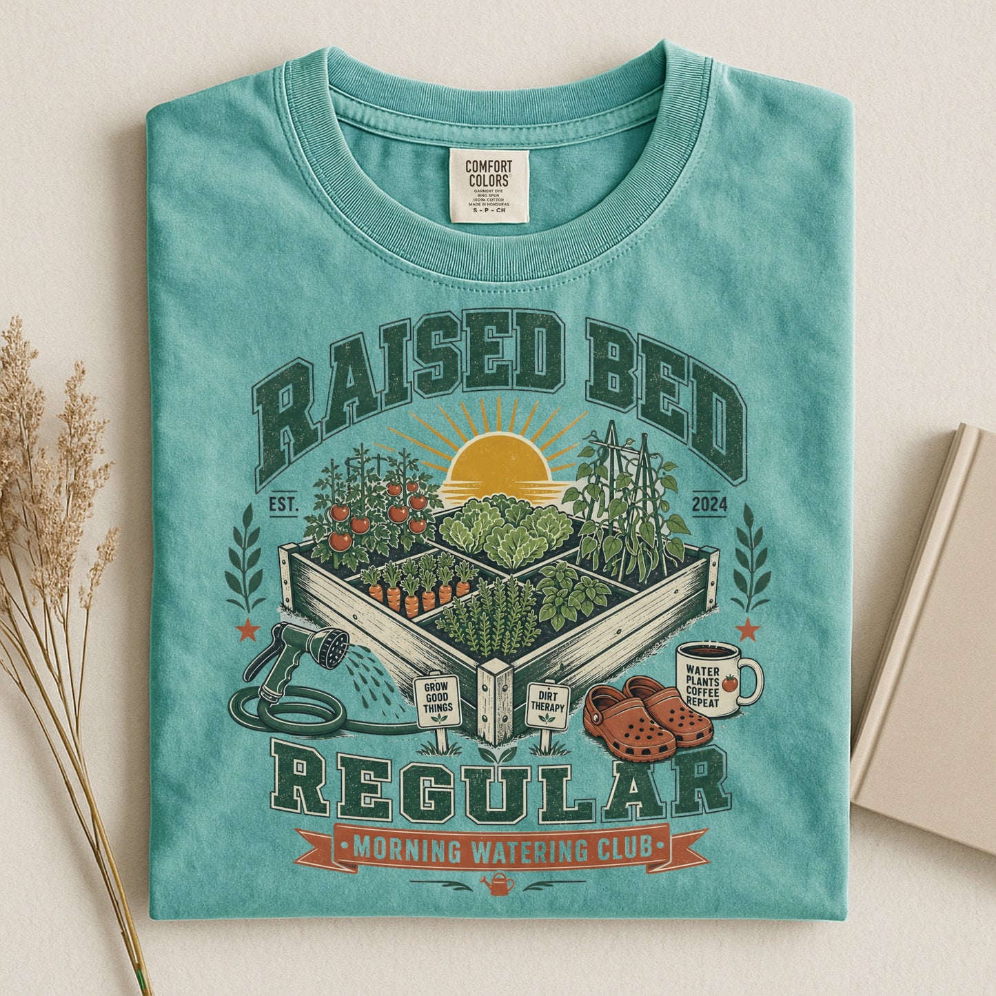 Raised Bed Morning Club T Shirt