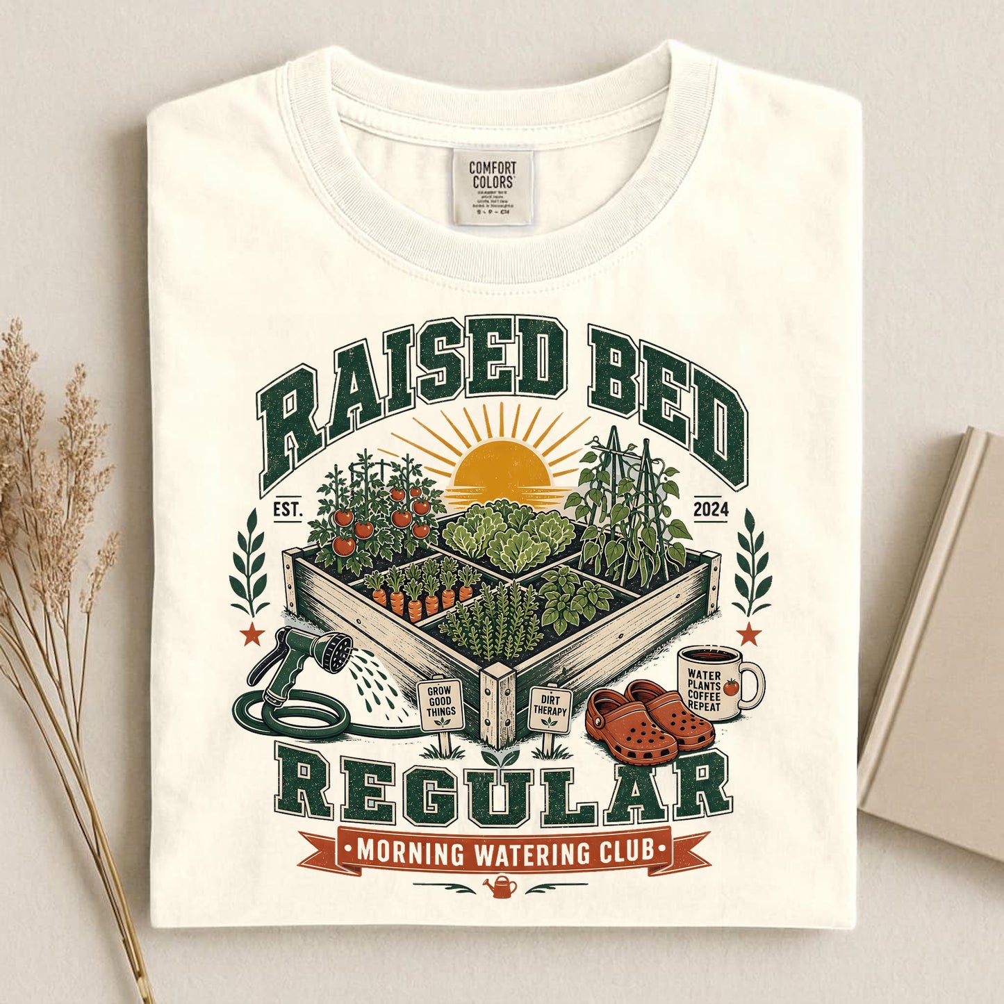 Raised Bed Morning Club T Shirt