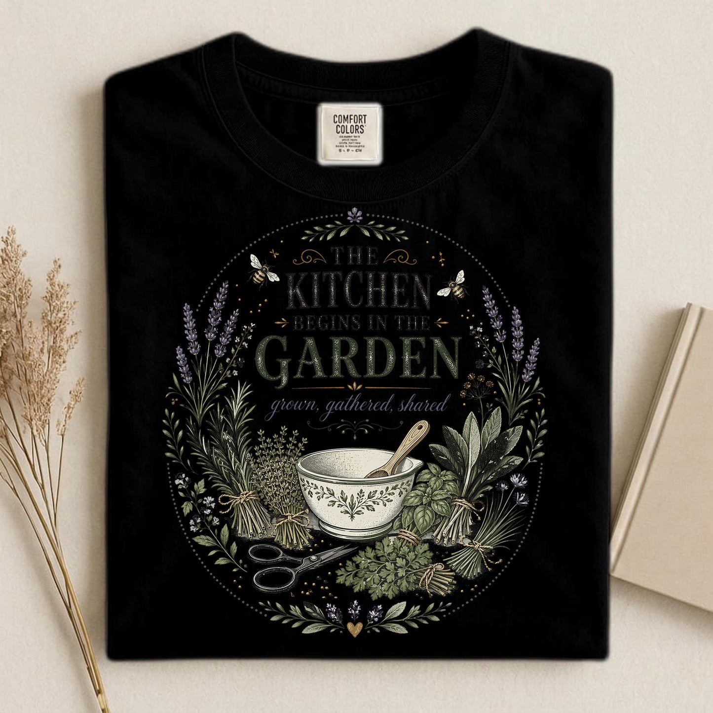The Kitchen Begins in the Garden T Shirt