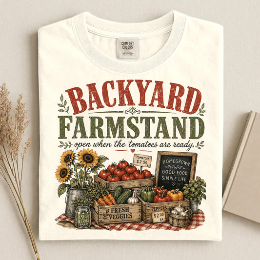 Backyard Farmstand Comfort Colors 1717 tee shirt