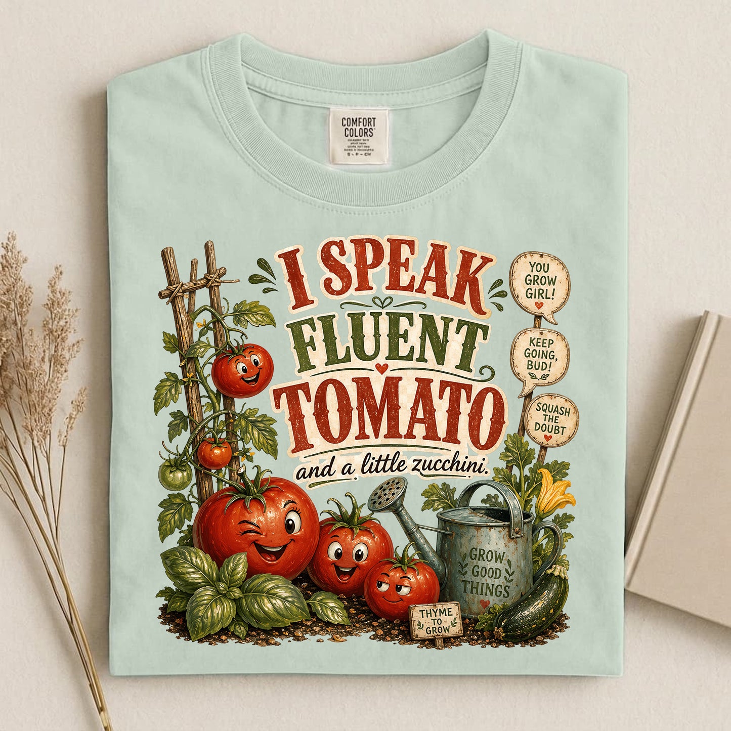 I Speak Fluent Tomato T Shirt