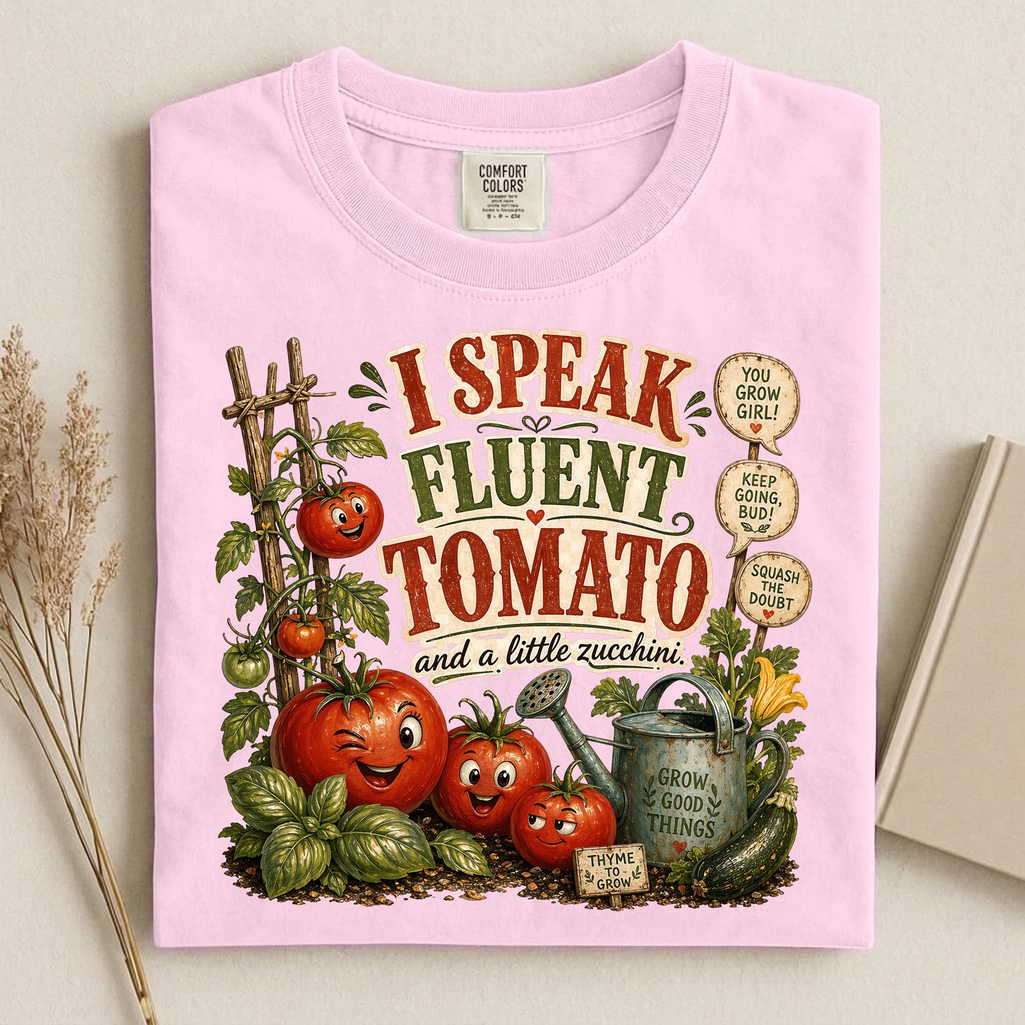 I Speak Fluent Tomato T Shirt