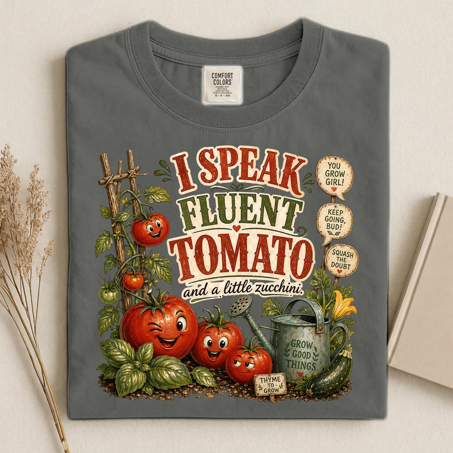 I Speak Fluent Tomato T Shirt
