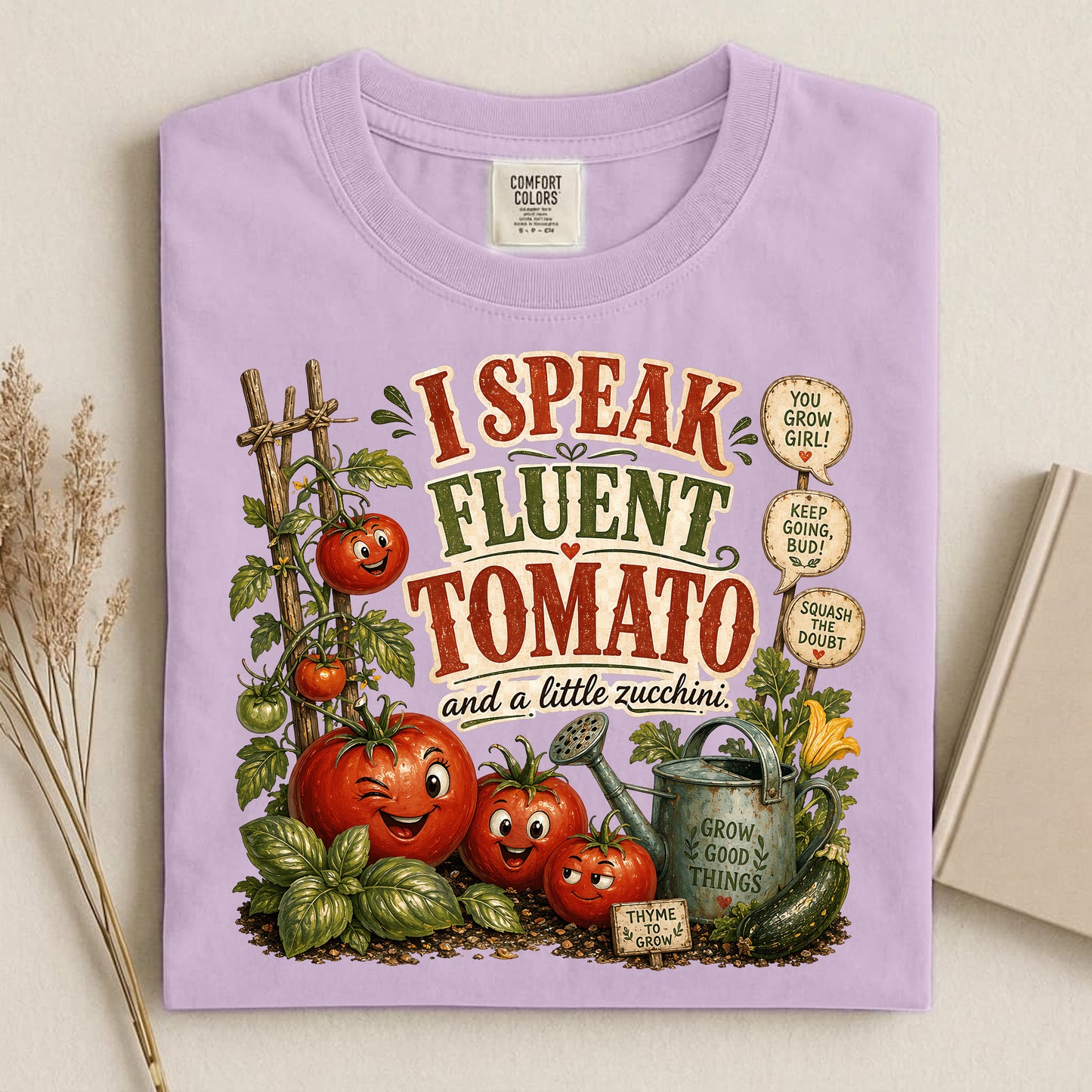 I Speak Fluent Tomato T Shirt