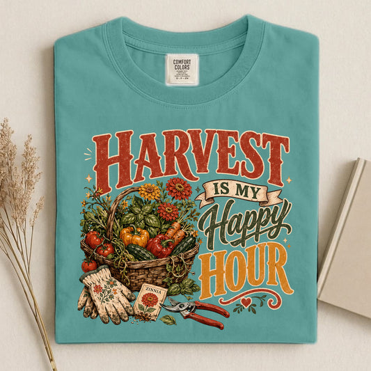 Harvest Is My Happy Hour T Shirt