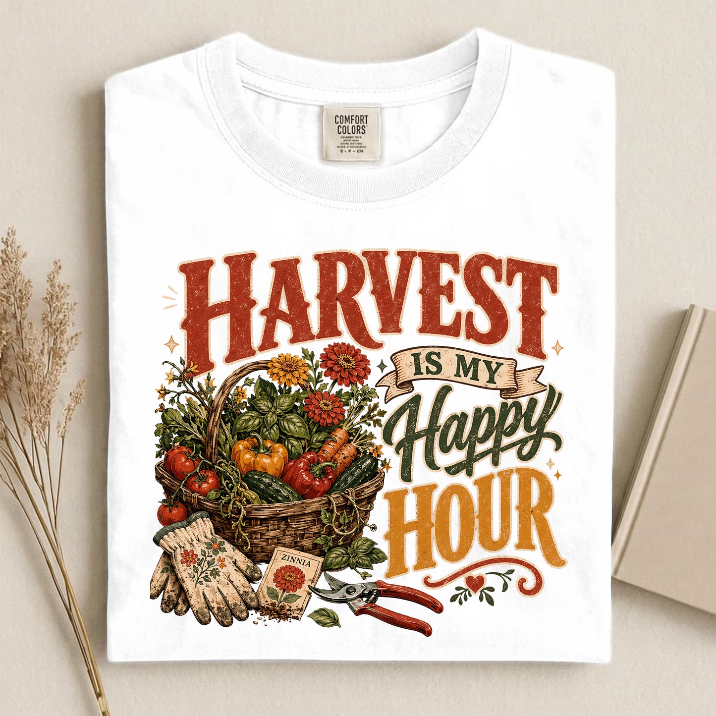 Harvest Is My Happy Hour T Shirt