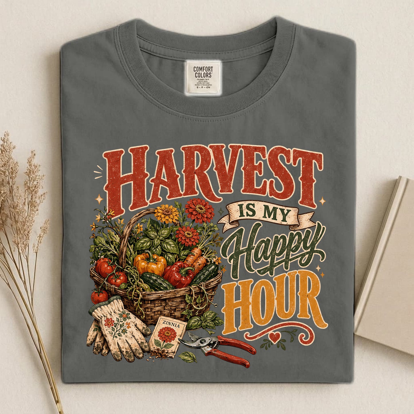 Harvest Is My Happy Hour T Shirt