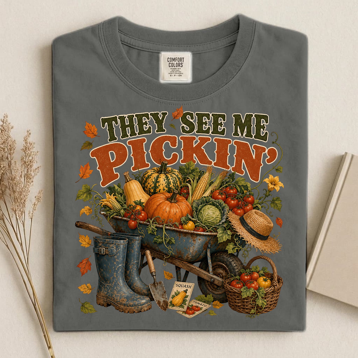 They See Me Pickin' Comfort Colors 1717 tee shirt