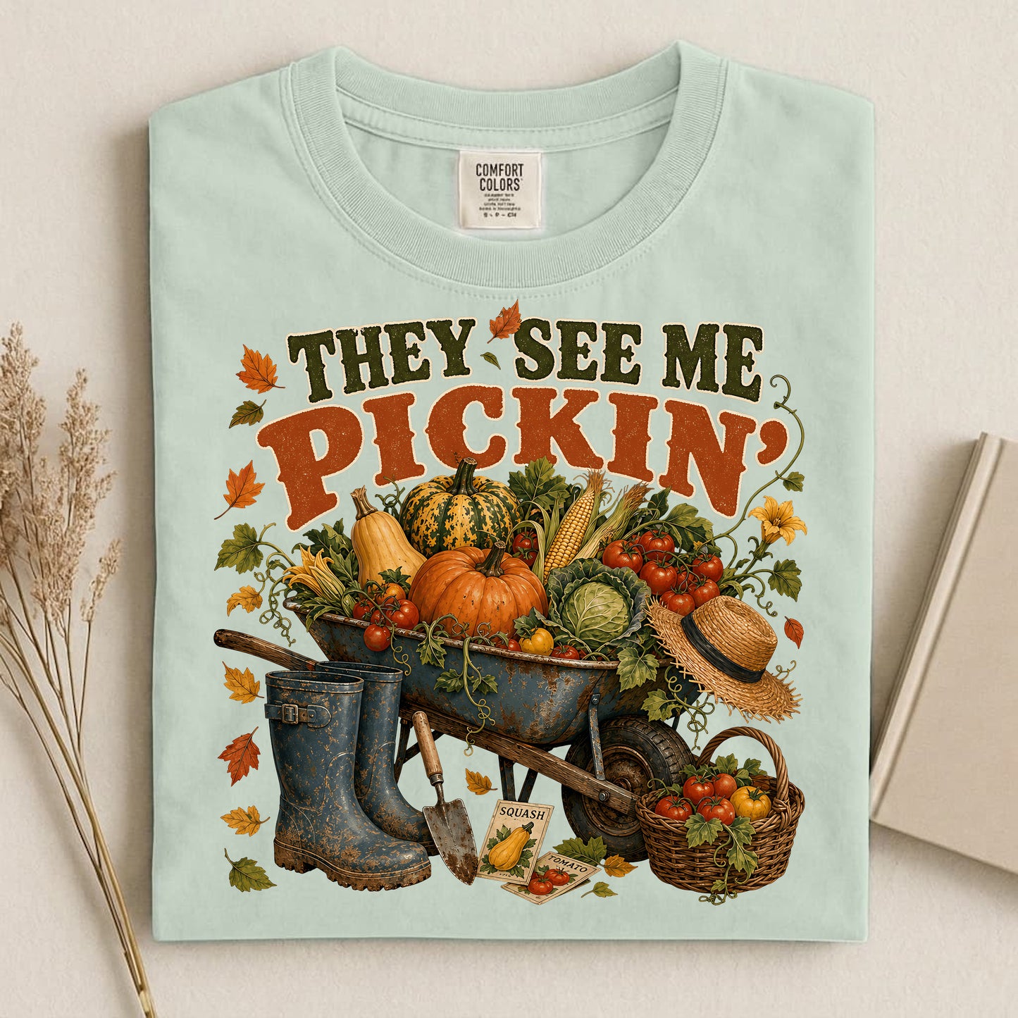 They See Me Pickin' Comfort Colors 1717 tee shirt