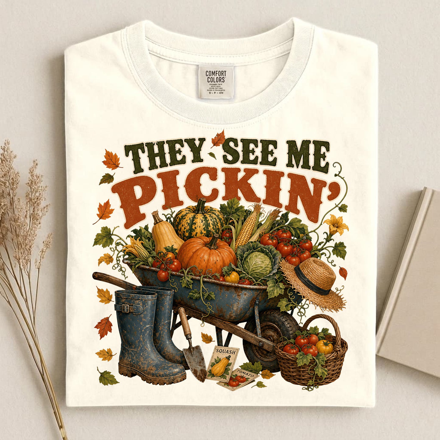 They See Me Pickin' Comfort Colors 1717 tee shirt