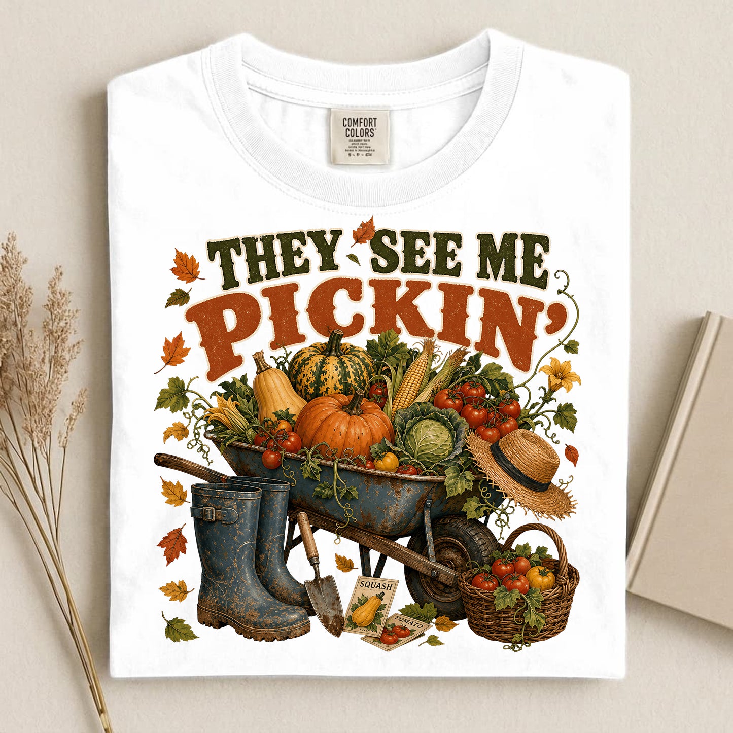 They See Me Pickin' Comfort Colors 1717 tee shirt