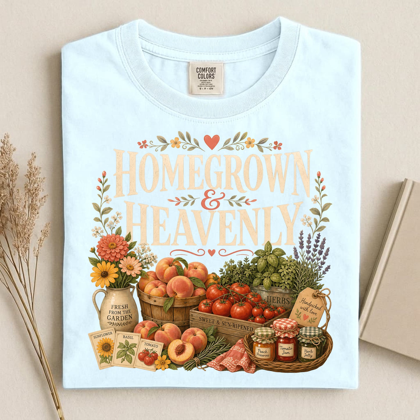 Homegrown & Heavenly Comfort Colors 1717 tee shirt