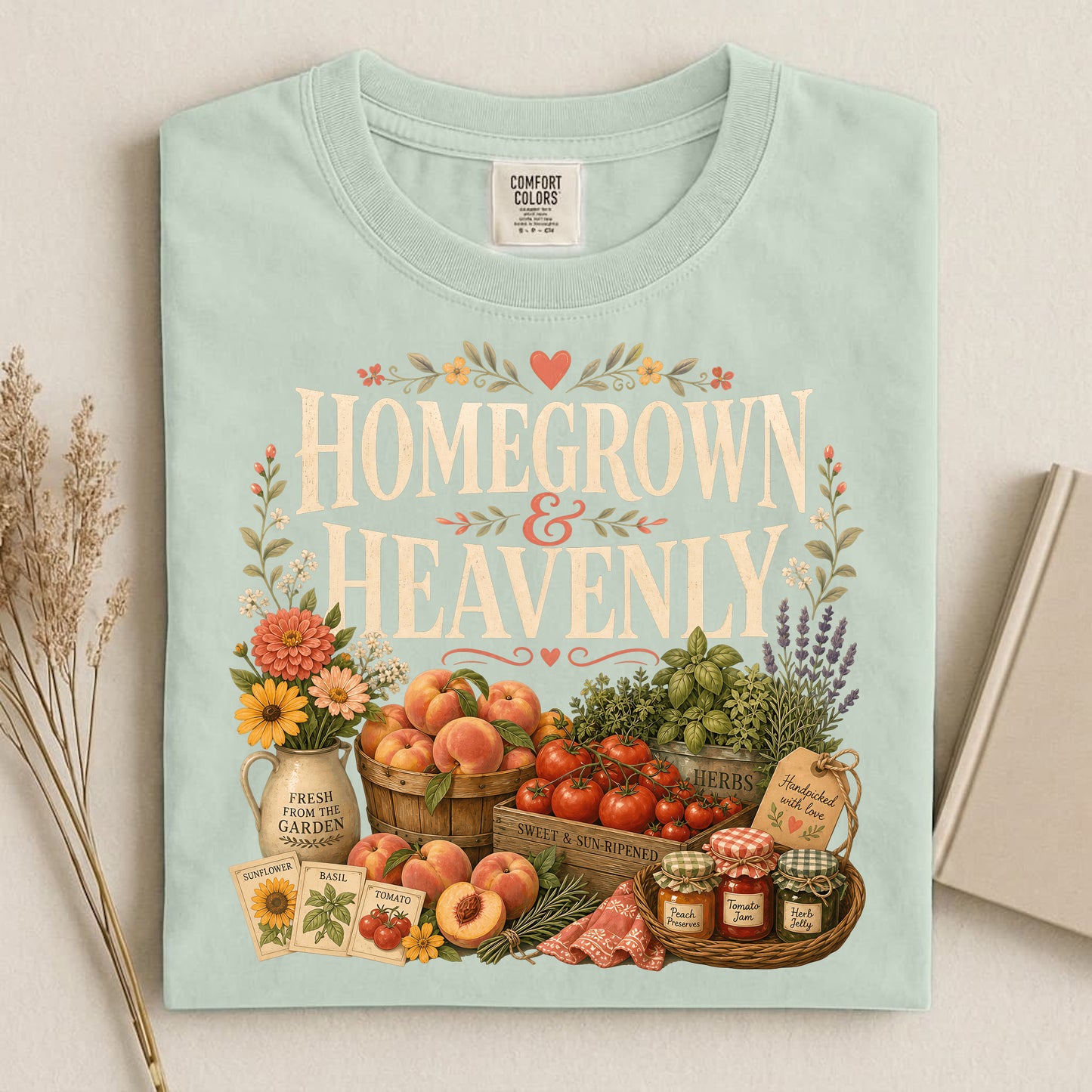 Homegrown & Heavenly Comfort Colors 1717 tee shirt