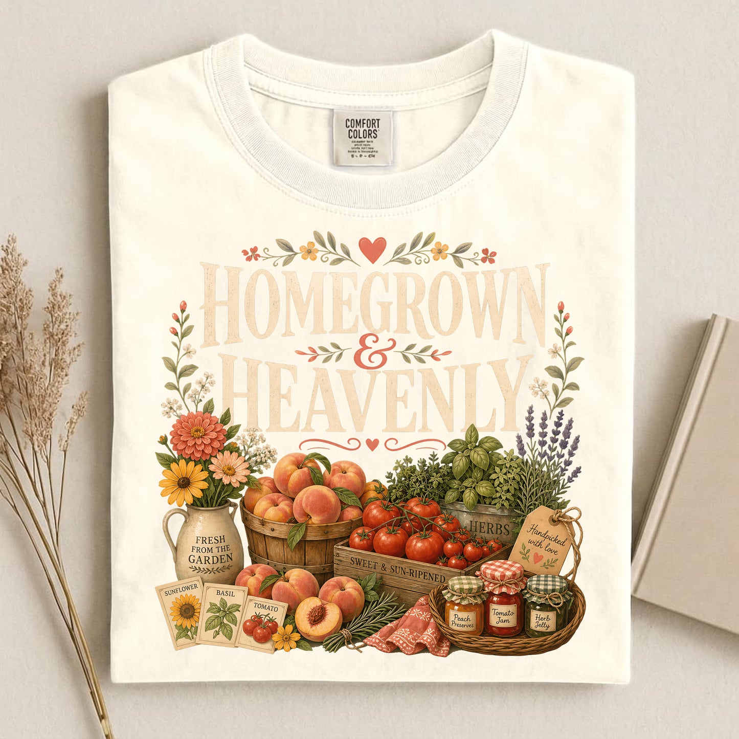 Homegrown & Heavenly Comfort Colors 1717 tee shirt