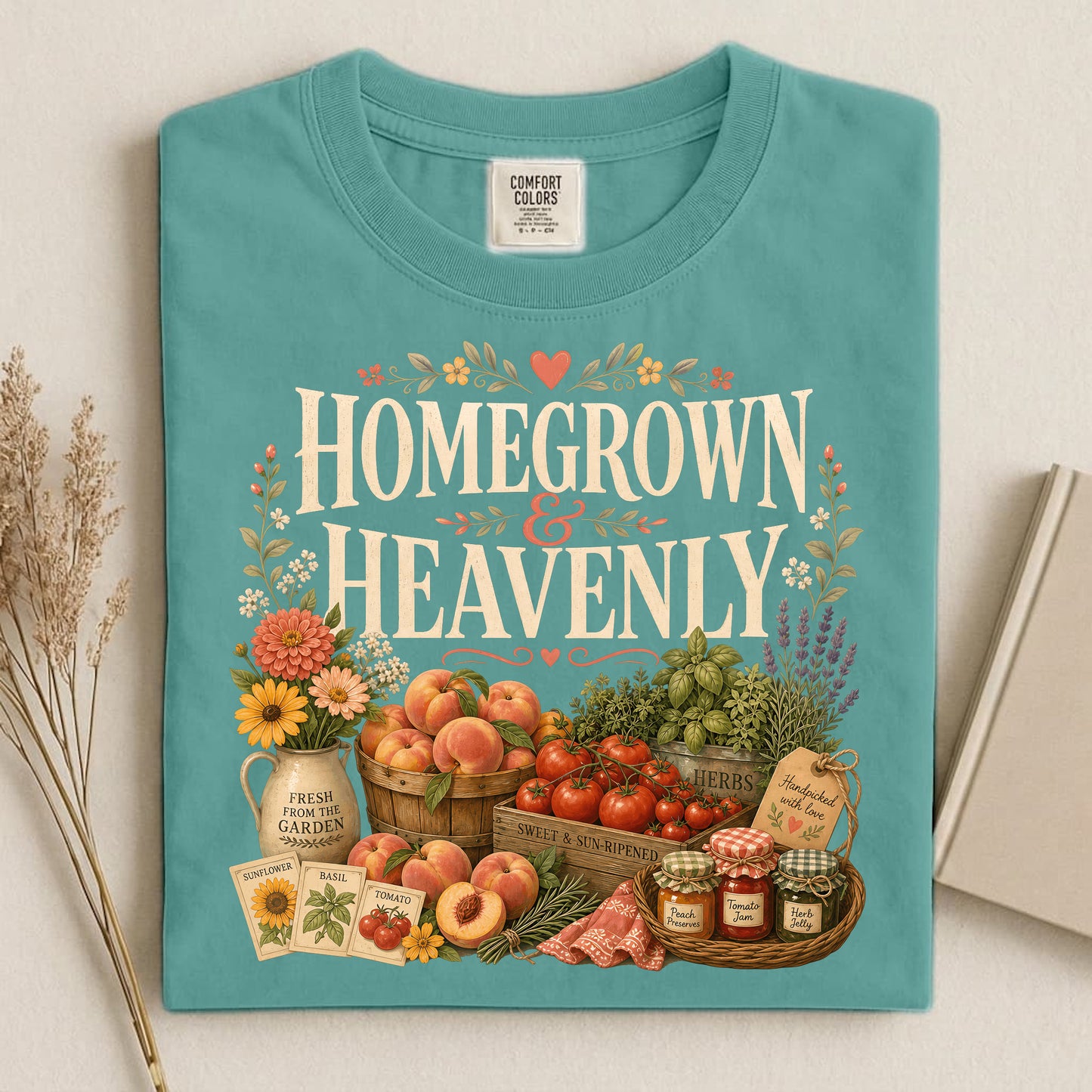 Homegrown & Heavenly Comfort Colors 1717 tee shirt