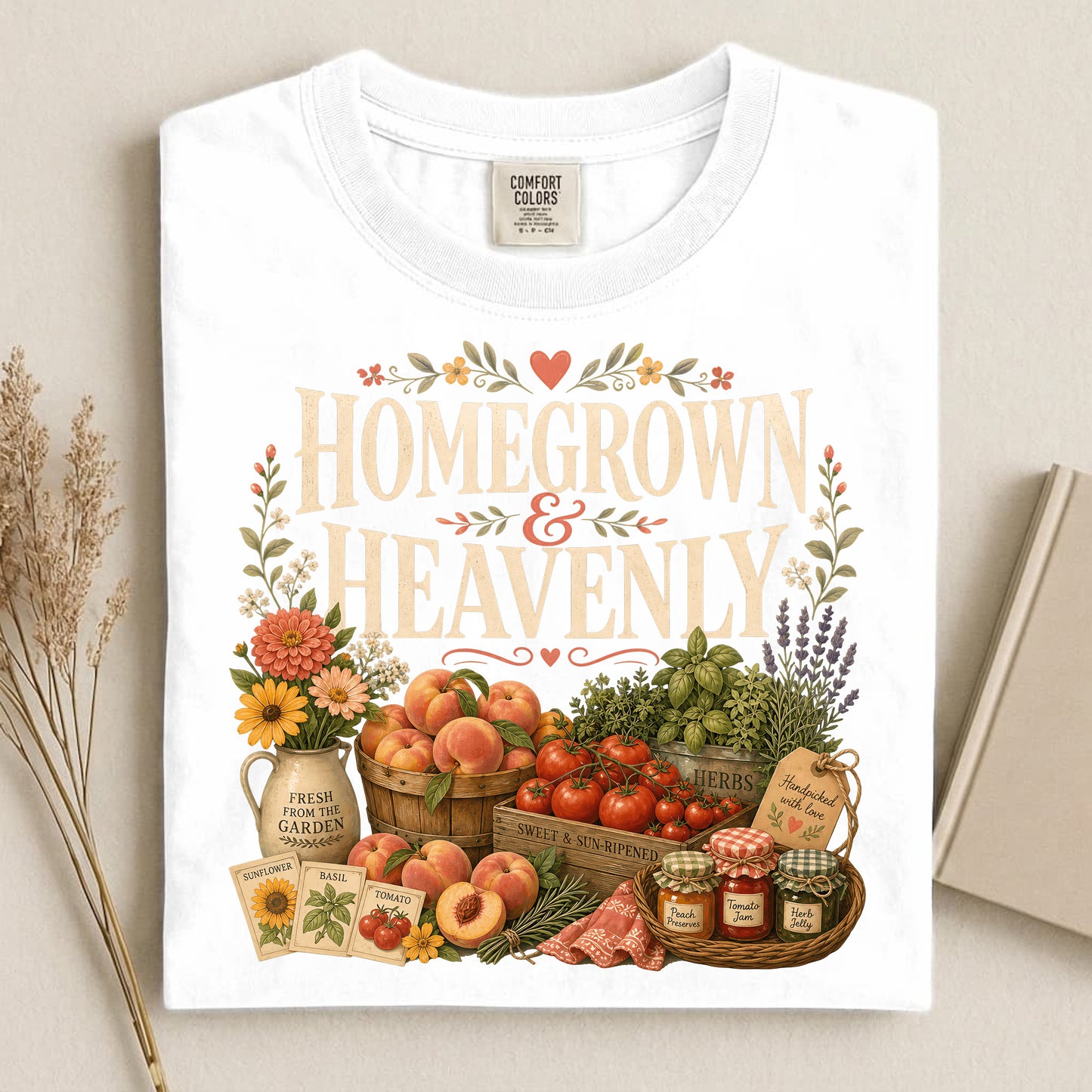Homegrown & Heavenly Comfort Colors 1717 tee shirt