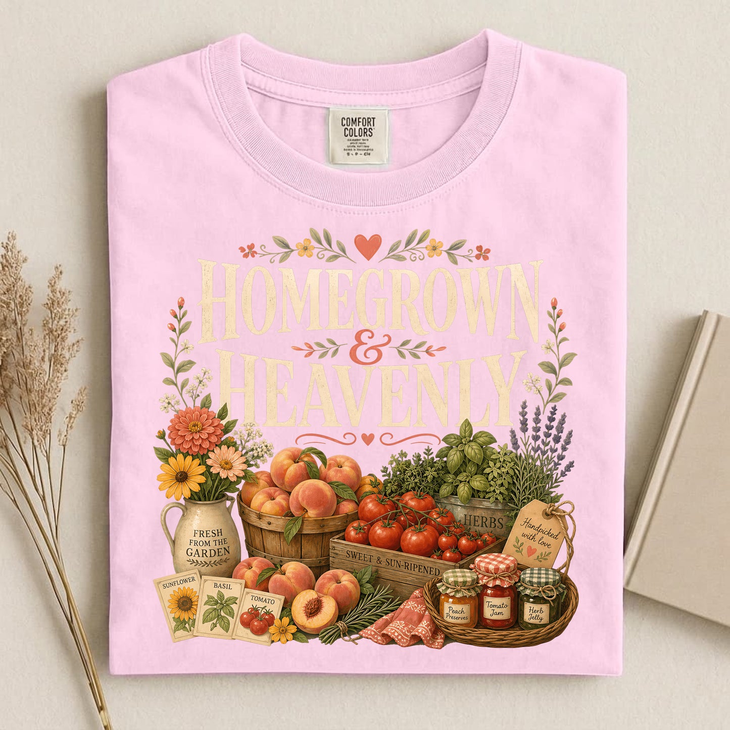 Homegrown & Heavenly Comfort Colors 1717 tee shirt