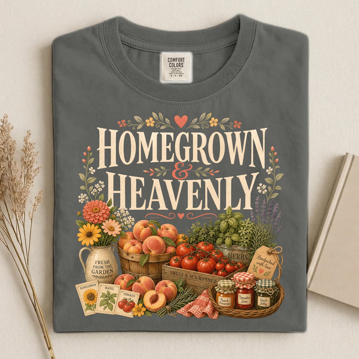 Homegrown & Heavenly Comfort Colors 1717 tee shirt