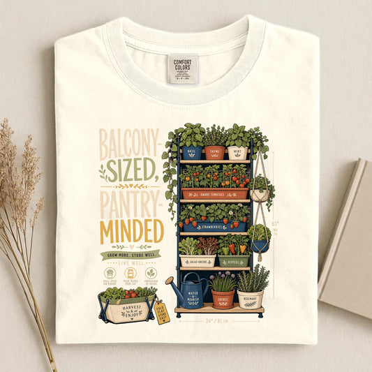 Balcony-Sized, Pantry-Minded Comfort Colors 1717 tee shirt T Shirt